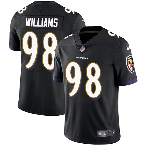 2019 Men Baltimore Ravens 98 Brandon Williams black Nike Vapor Untouchable Limited NFL Jersey